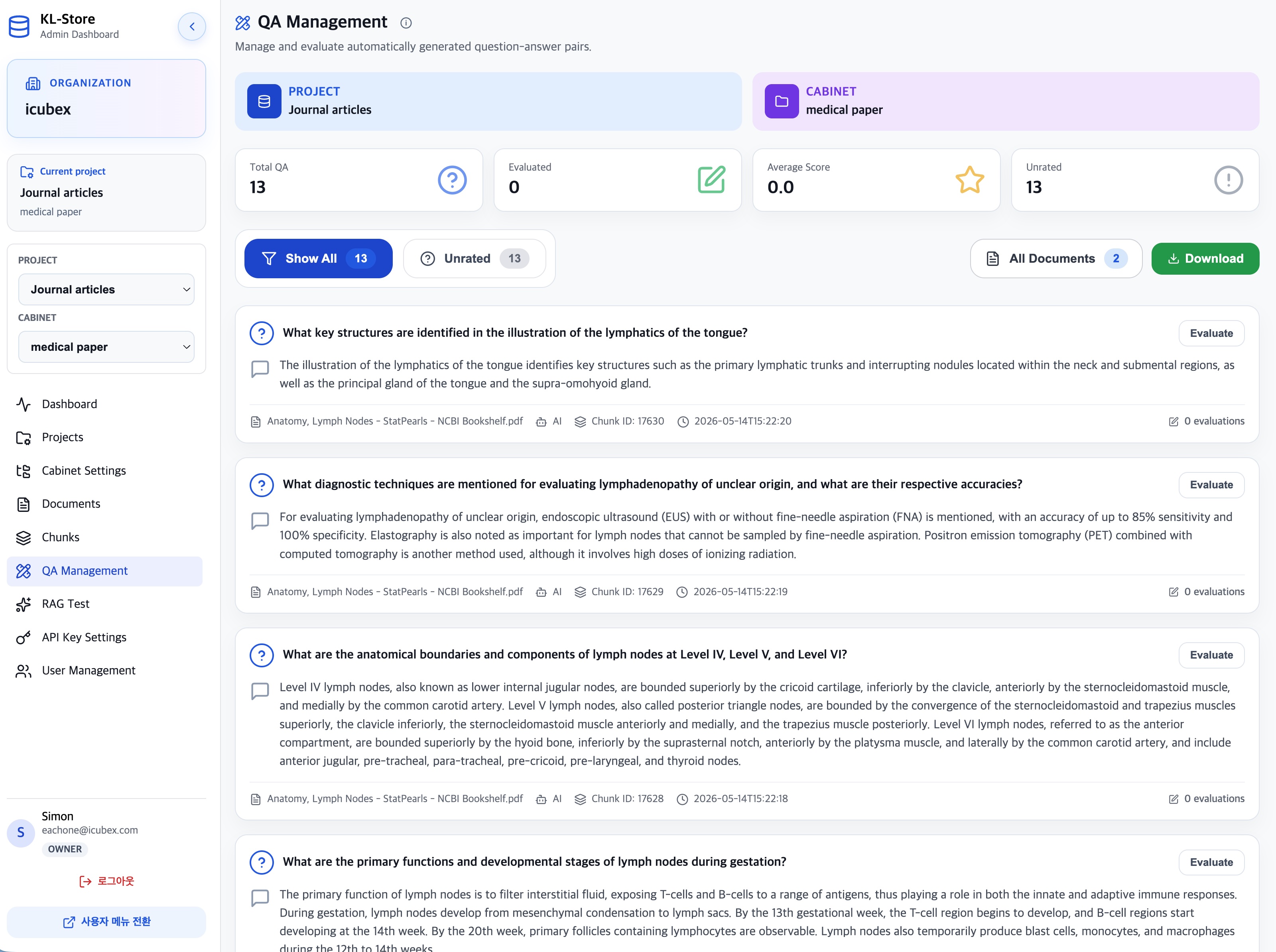 QA-Verwaltung